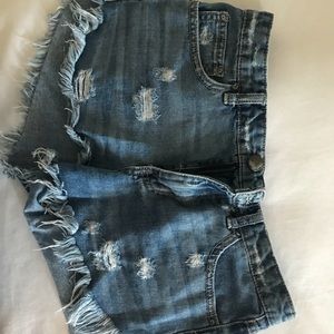Free People Cut Off Jean Shorts